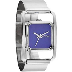 Nixon Dynasty Γυναικείο Ρολόι με Ασημί Δερμάτινο Λουράκι A238-390