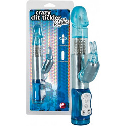 You2Toys Crazy Clit Tickler Rabbit Δονητής Rabbit 21.5cm Μπλε
