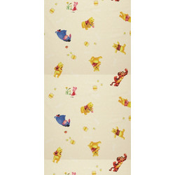 Vasilas Home Παιδική Κουρτίνα με Θηλιές 140x290 Winnie Pooh Sweetcord 15 Yellow