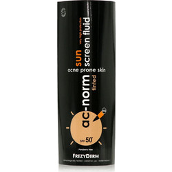 Frezyderm Ac-Norm Sun Screen Fluid Αντηλιακό Γαλάκτωμα Προσώπου με Χρώμα SPF50 50ml