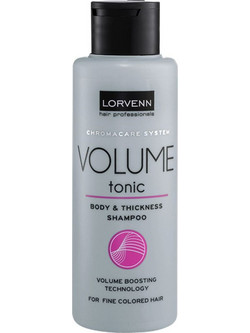 Lorvenn Volume Tonic Body & Thickness Σαμπουάν & Αφρόλουτρο για Όγκο & Προστασία Χρώματος για Λεπτά & Βαμμένα Μαλλιά 100ml