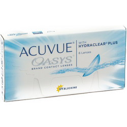 Acuvue Oasys Εβδομαδιαίοι Φακοί Επαφής Σιλικόνης Υδρογέλης με Φίλτρο UV 6τμχ