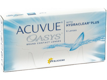 Acuvue Oasys Εβδομαδιαίοι Φακοί Επαφής Σιλικόνης Υδρογέλης με Φίλτρο UV 6τμχ