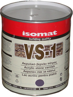 Isomat VS- Βερνίκι Επιφάνειας Πέτρας Διαλύτου 1 10lt