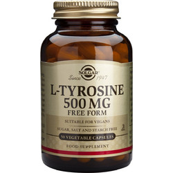 Solgar L-Tyrosine 500mg 50 Κάψουλες