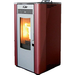 Kalor Lidia Red Σόμπα Pellet Αεραγωγών Αερόθερμη 16kW