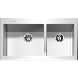 Apell Amalthea 9625 Ένθετος Νεροχύτης Inox Σατινέ 86x51cm