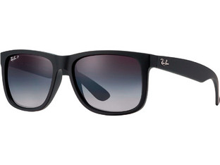 Ray-Ban RB4165 622/T3 Ανδρικά Γυαλιά Ηλίου Τετράγωνα Κοκάλινα Μαύρα με Μαύρο Degradee Φακό