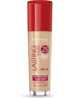 Rimmel Lasting Finish 25h Nude 200 Soft Beige Liquid Foundation 30ml