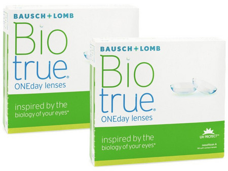 Bausch & Lomb Biotrue Ημερήσιοι Φακοί Επαφής Υδρογέλης με Φίλτρο UV 180τμχ
