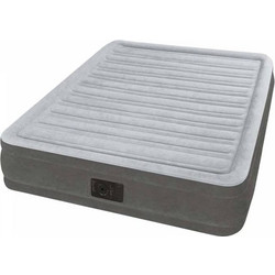 Intex Comfort-Plush Mid-Rise 67768 Φουσκωτό Στρώμα Ύπνου Διπλό με Ενσωματωμένη Ηλεκτρική Τρόμπα 191x137x33cm