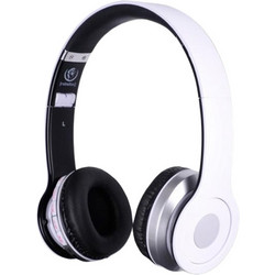 Rebeltec Crystal Ασύρματα Bluetooth Ακουστικά Over Ear Λευκά
