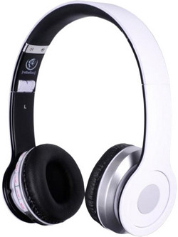 Rebeltec Crystal Ασύρματα Bluetooth Ακουστικά Over Ear Λευκά