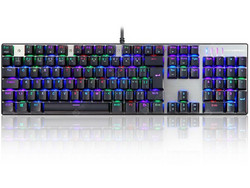 Motospeed Inflictor CK104 Μηχανικό Gaming Πληκτρολόγιο με Outemu Red Διακόπτες RGB Black