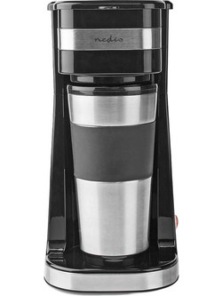 Nedis KACM300FBK Καφετιέρα Φίλτρου 700W με Ανοξείδωτη Κανάτα Θερμός