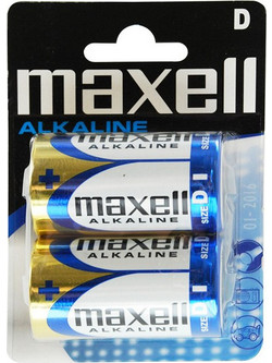 Maxell Alkaline D 2τμχ