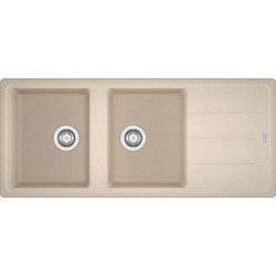 Franke Basis BFG 621 Beige Ένθετος Νεροχύτης Γρανίτη Αντιστρεφόμενος 116x50cm
