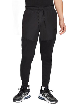 Nike Sportswear Tech Fleece Ανδρικό Παντελόνι Φόρμας Fleece με Λάστιχο Μαύρο CZ9901-010