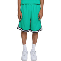Urban Classics Stripes Mesh Αθλητική Ανδρική Βερμούδα Τιρκουάζ TB243