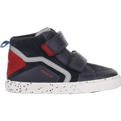 Geox Kilwi Παιδικά Μποτάκια Navy Μπλε Suede με Σκρατς B04A7C022MEC0735