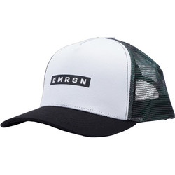 Emerson Καπέλο Jockey με Δίχτυ Snapback Υφασμάτινο Μαύρο Λευκό 212EU0174