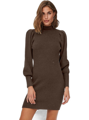 Only Katia Mini Καθημερινό Φόρεμα Πλεκτό Πολύχρωμο 15232502