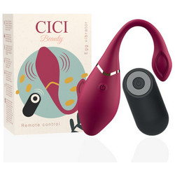 Cici Beauty Premium Silicone Egg Vibrator Remote Δονητής Egg για Ζευγάρια με Τηλεχειριστήριο