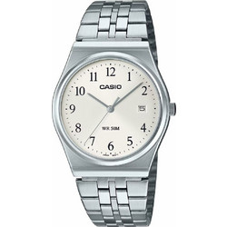 Casio Standard Γυναικείο Ρολόι με Ασημί Μεταλλικό Μπρασελέ MTP-B145D-7BVEF
