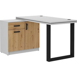 PoliHome Warrior I Γωνιακό Γραφείο Ξύλινο 138x107x75.3cm 162709919