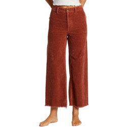 Billabong Ψηλόμεσο Κοτλέ Γυναικείο Παντελόνι Relaxed Εφαρμογή Μπορντό ABJNP00149