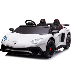 KikkaBoo Lamborghini Aventador SVJ Ηλεκτροκίνητο Παιδικό Αυτοκίνητο Τηλεκατευθυνόμενο Διθέσιο 24V Λευκό