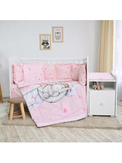 Lorelli Trend Butterflies Σετ Κούνιας Pink 6τμχ