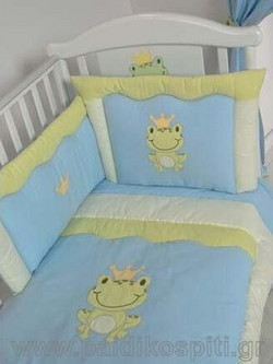 Pierro Prince Frog Σετ Κούνιας Ciel/Yellow 3τμχ