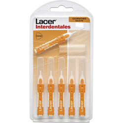 Lacer Extrafino Soft Μεσοδόντια Βουρτσάκια Πορτοκαλί 6τμχ
