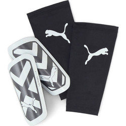 Puma Ultra Light Sleeve Επικαλαμίδες Ποδοσφαίρου Ενηλίκων Μαύρες Λευκές 030873-03