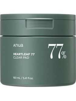 Anua Heartleaf 77 Clearpad Pads Χημικό Ενυδατικό Peeling Προσώπου για Αποτοξίνωση 160ml