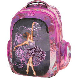Polo Peak Ballerina Σχολική Τσάντα Πλάτης Δημοτικού Ροζ 901046-8279