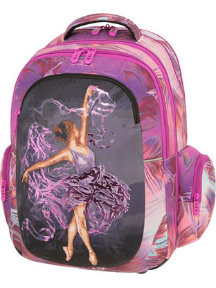 Polo Peak Ballerina Σχολική Τσάντα Πλάτης Δημοτικού Ροζ 901046-8279