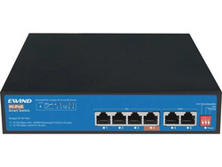 Ewind EW-S1606CF-AP Unmanaged L2 Switch με 4 Θύρες Ethernet 100Mbps και 2 SFP Θύρες