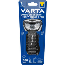 Varta Sports H30R Επαναφορτιζόμενος Φακός Κεφαλής Εργασίας Led Αδιάβροχος 400lm