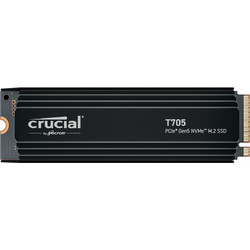 Crucial T705 With Heatsink SSD 4TB M.2 NVMe PCI Express 5.0