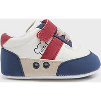 Mayoral Βρεφικά Sneakers Αγκαλιάς Μπλε Λευκά Κόκκινα 24-09736-022
