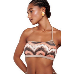 Bluepoint Bikini Top με Έναν Ώμο Ροζ Μπεζ 24066145-47
