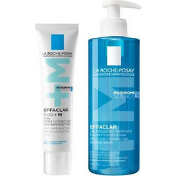 La Roche-Posay Effaclar Duo+ M Cream 40ml + Effaclar +M Cleansing Foaming Gel 400ml
