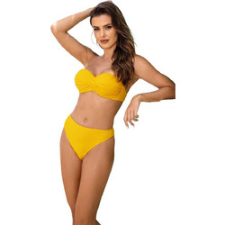 ETNA Alice Bikini Set Strapless με Ενίσχυση Ψηλόμεσο Κίτρινο 194020