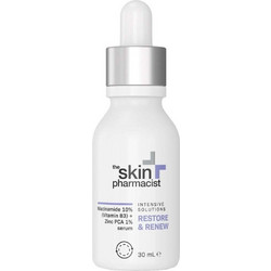 InterMed The Skin Pharmacist Restore & Renew Niacinamide Ενυδατικό Serum Προσώπου με Νιασιναμίδη 30ml