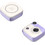 XO PR223 Mini Camera Wireless Magsafe Power Bank 10000mAh 5W με Θύρα USB-C Purple & White