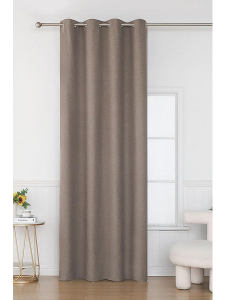 Βιοκαρπέτ Κουρτίνα με Τρουκς 140x265 Sonia 7000-05