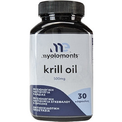 My Elements Krill Oil Έλαιο Κριλ 500mg 30 Κάψουλες