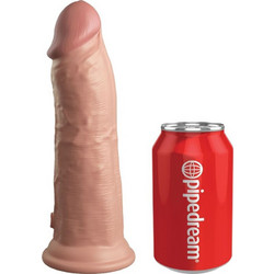 Pipedream King Cock Elite Ρεαλιστικό Dildo με Βεντούζα 20.3cm Flesh